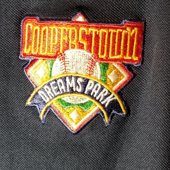 Cooperstown Dream Park Polo Men Large Navy Red HOF MLB Canton Embroidered - Picture 3 of 5